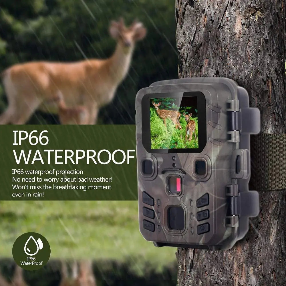 Hunting Trail Camera 20MP 1080P Outdoor Wildlife Cameras Surveillance Night Vision Photo Traps Mini301