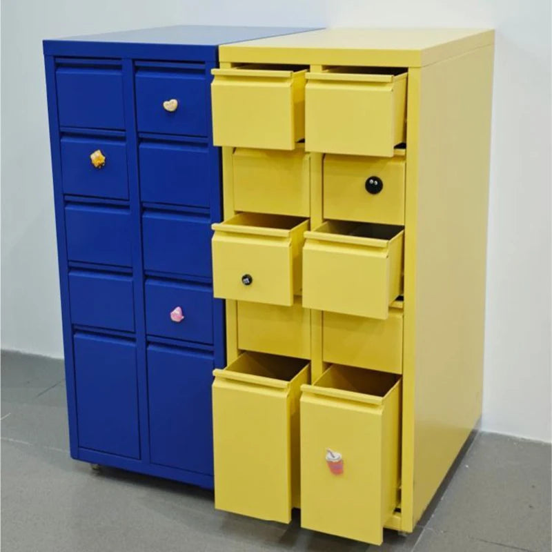 Luxury Living Room Cabinets Metal Storage Cabinet Entrance Hall Drawers Storage Locker Modern Home Aesthetic Bedroom Cabinets