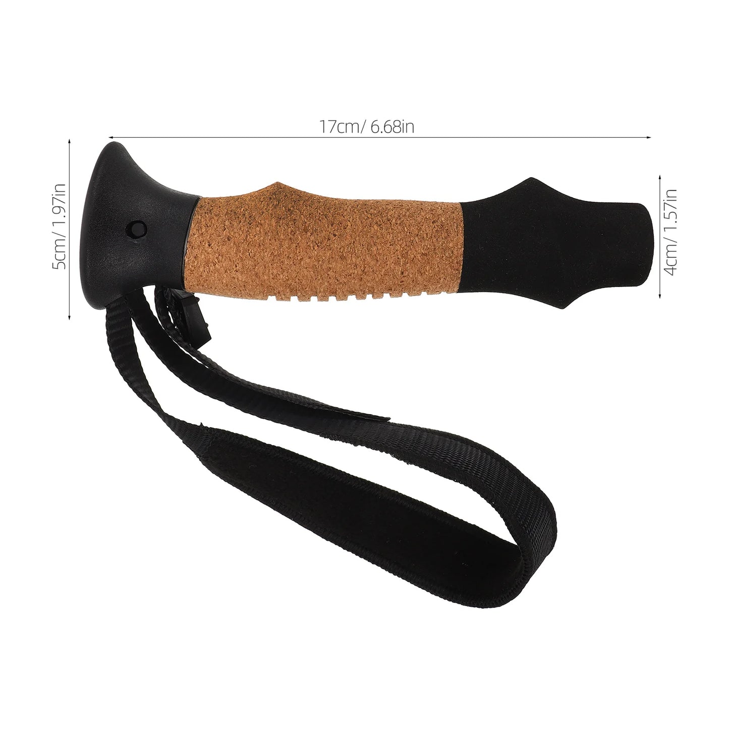 Trekking Pole Handle Climbing Walking Stick Wrist Strap Crutch Cane Handle Adapter for Hiking Walking Stick Cane Climbing Rod