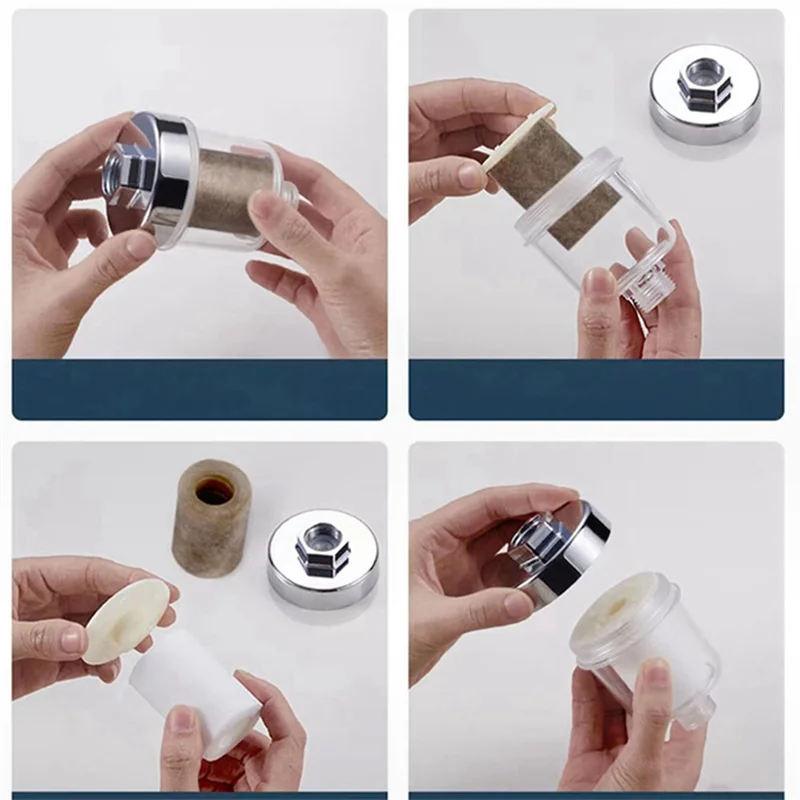B59B-Water Outlet Purifier Kits Universal Faucet Filter Kitchen Bathroom Shower Household Filter PP Cotton