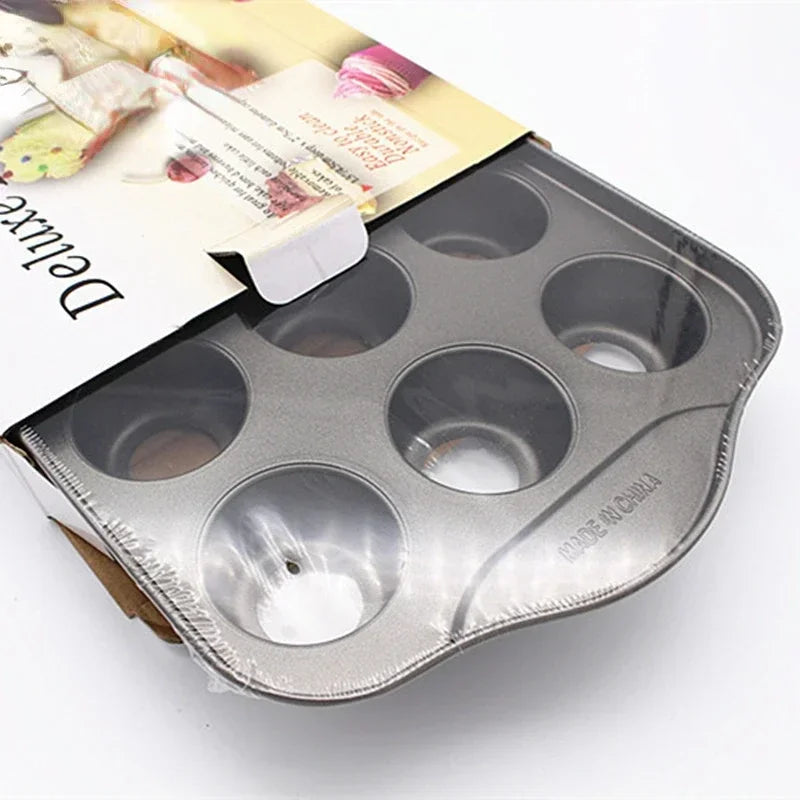 Kitchen 12 Grid Mini Baking Cake Tray Cheesecake Cup Non-Stick Cupcake Cake Baking Pan Kitchen Tools