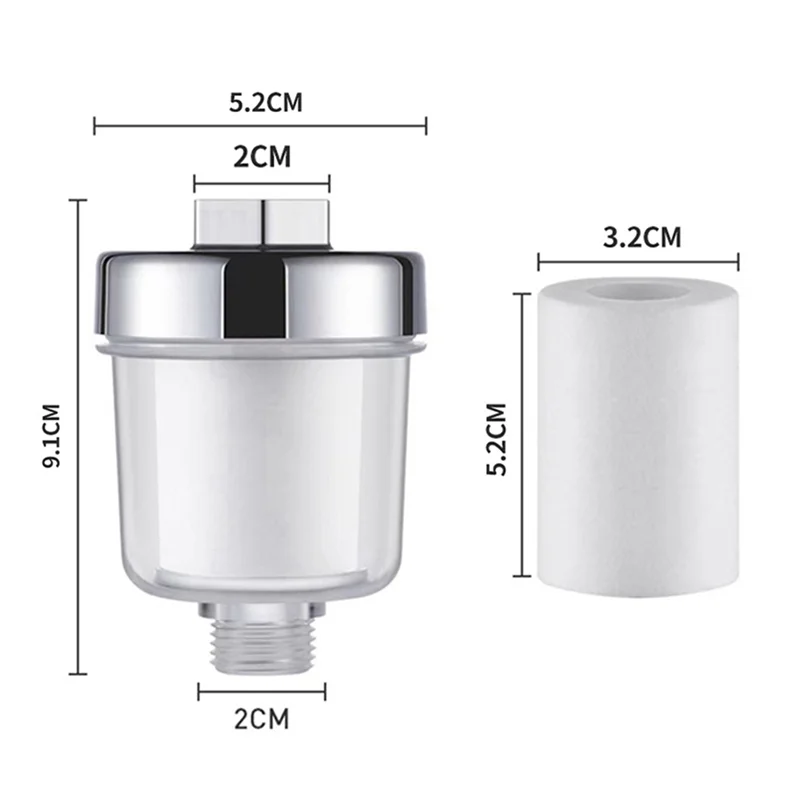 B59B-Water Outlet Purifier Kits Universal Faucet Filter Kitchen Bathroom Shower Household Filter PP Cotton
