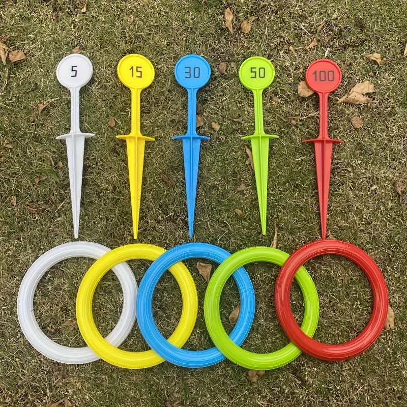 1 set of outdoor beach sports throwing rings, grass game equipment, ring throwing games,Suitable for outdoor courtyards games