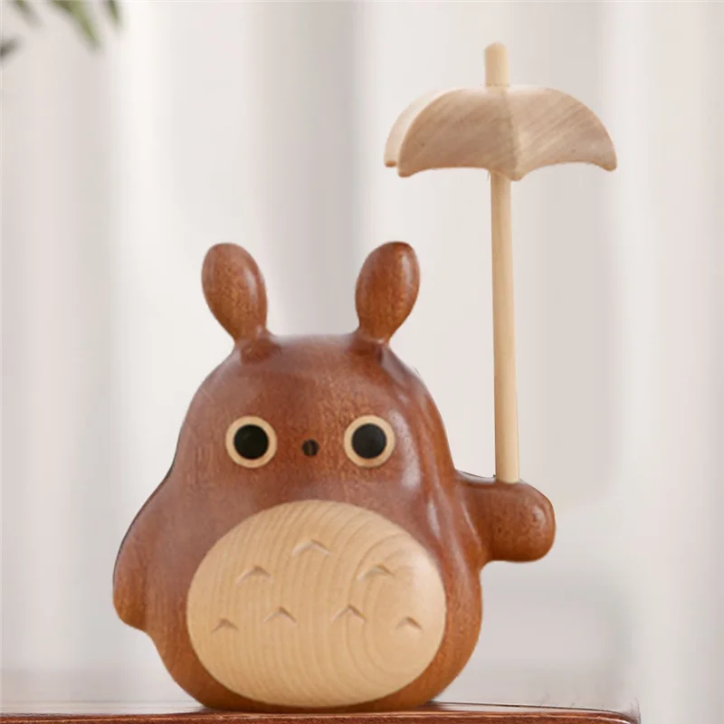 KYCOR-Decorations Cute Home Desktop Decorations Solid Wood Stitching Ornaments