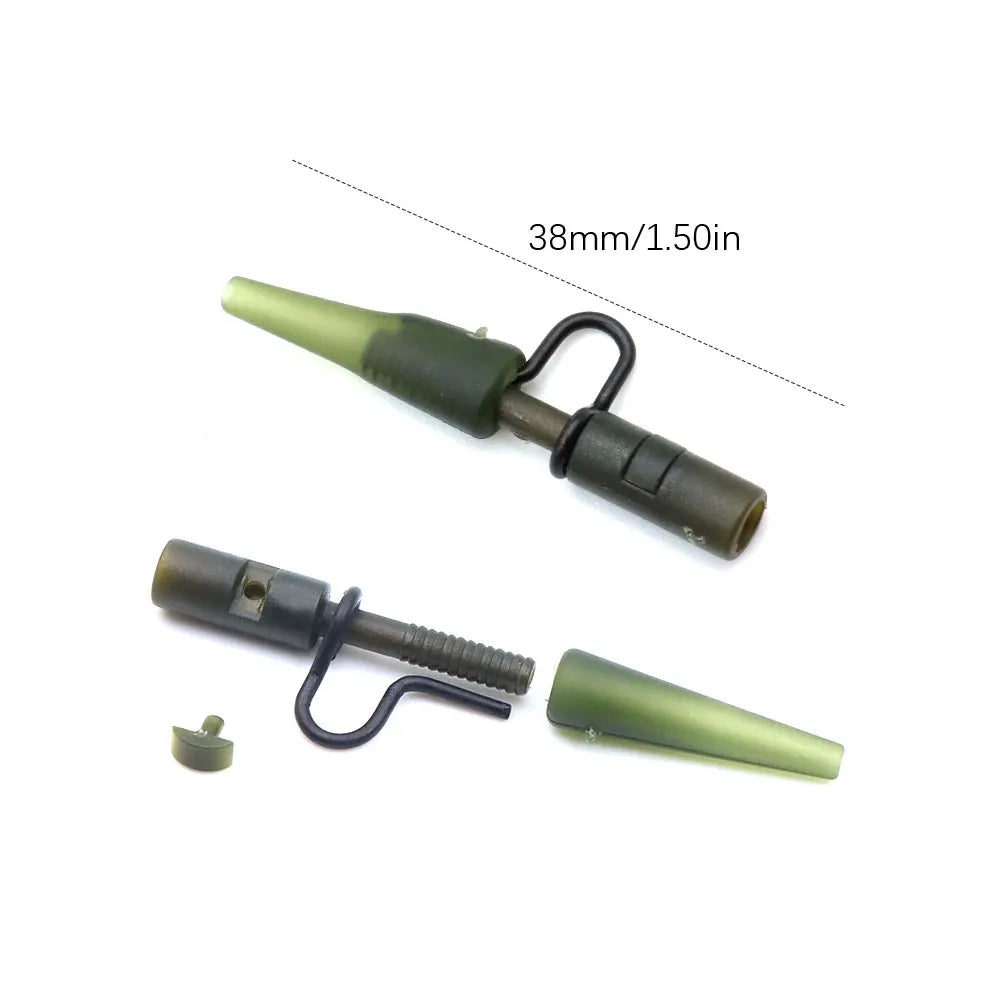 5 Set Helicopter Rig Fishing Accessories Method Feeder Hook Boilie Fishing Swivels Lead Clip Anti Sleeve For Fishing Tackle
