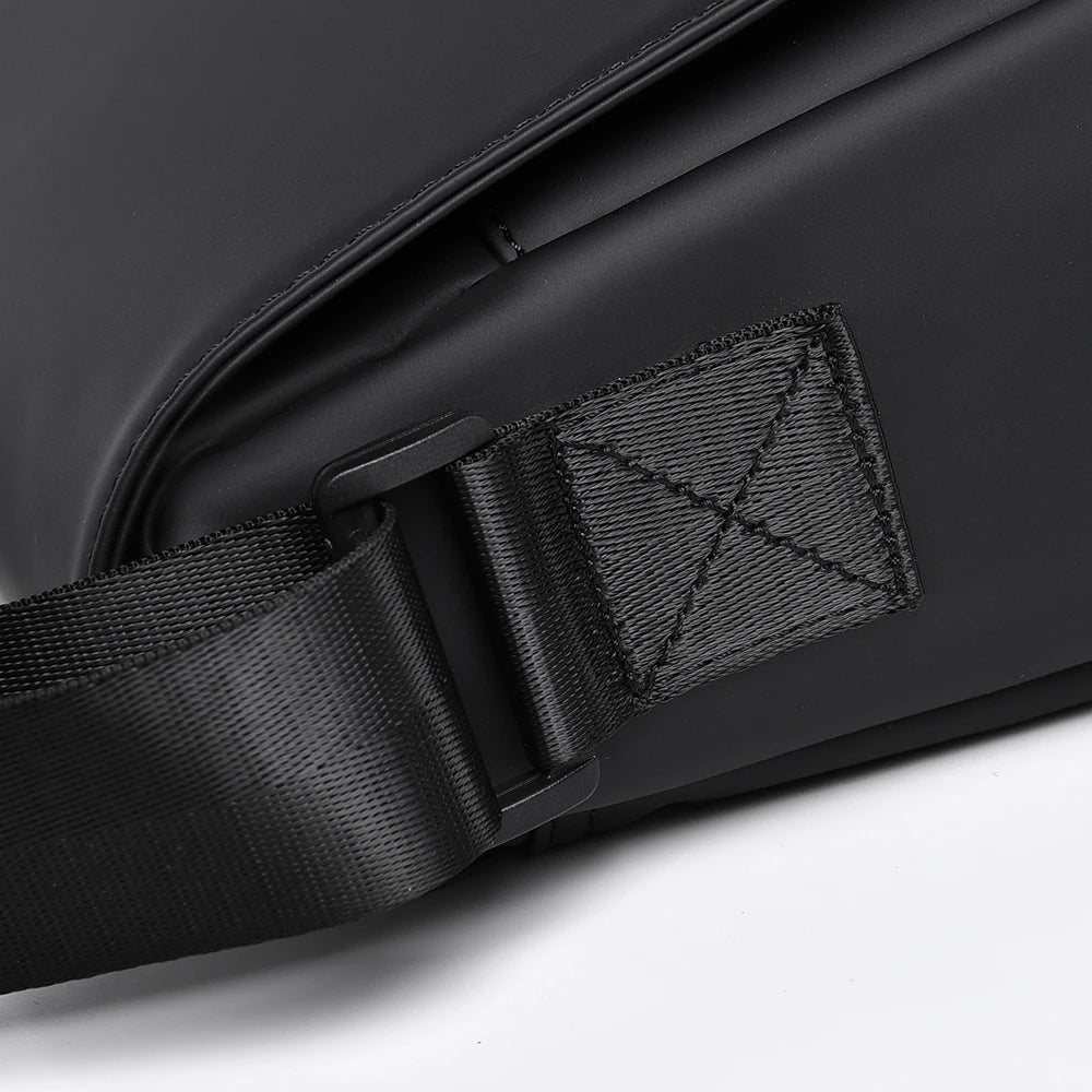 New Men's Bag - Simple Water-Resistant Casual Messenger Bag For Commuting Single Shoulder Crossbody Bag