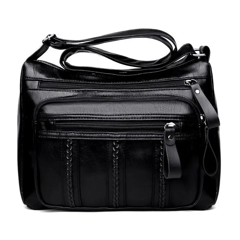 Middle aged women's bag, mother's bag, 2024 new summer bag, women's fashionable and simple shoulder bag, crossbody bag