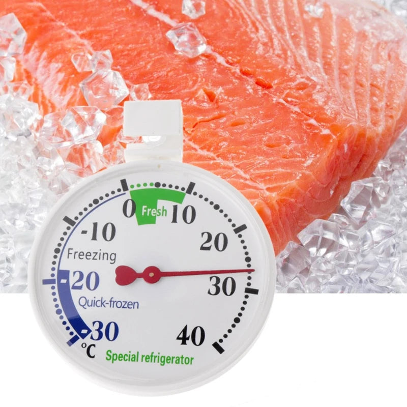 Fridge Thermometer for Traditional Refrigerators Mini Fridges Freezers -30°~40°C Large Dial with Red R9UF