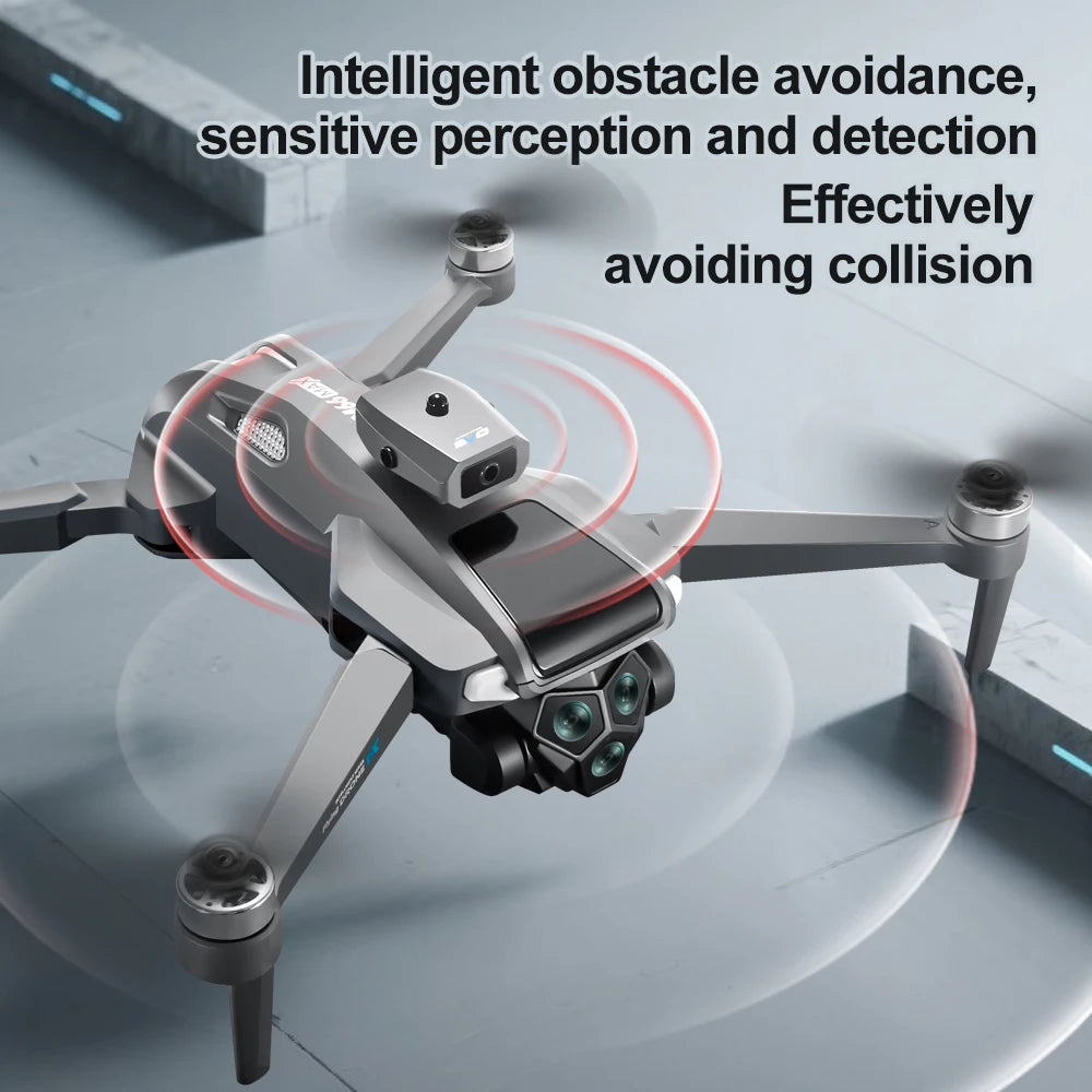 2025 New Drone with Flodable Screen Control Dual ESC 4K HD Camera 30mins Flight 5G Wifi GPS Return Optical Flow Brushless RC Toy
