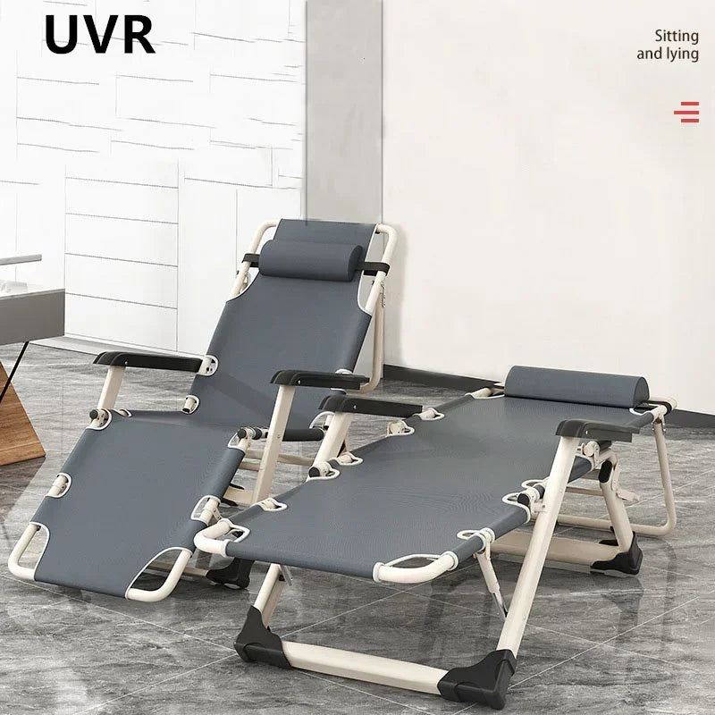 Single Folding Beds Bedroom Dormitory Office Comfortable Homestay Furniture Villa Portable Bed Outdoor Travel Camping Recliner