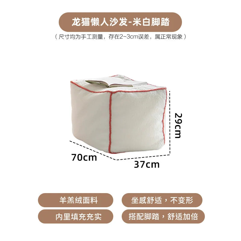 Comfortable Western Living Room Sofa Luxury Designer White Modern Living Room Sofa Boneless Lazy Canapé Salon Furniture For Home