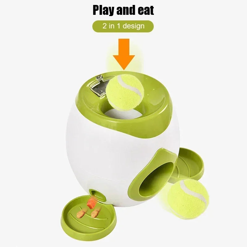Pet Tennis Food Reward Machine Interactive Ball Training Slow Food Toys Suitable for Cats and Dogs Toy