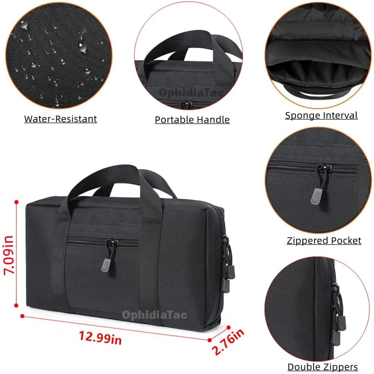 Hunting Storage Bags Shooting Range Bags Shooting Pistol Bags Pistol Compact Luggage Bags Holster Bags