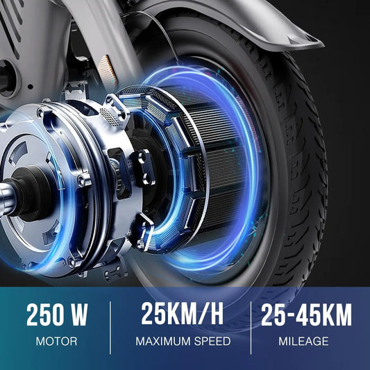 14 inch Smart Urban E-Bike Electric Bike city Electric Bike with pedally assisted ELEKGO Foldable Electric Bike