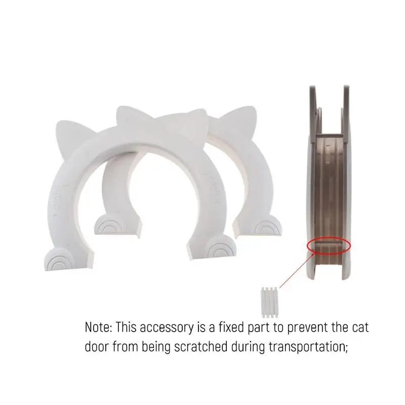 Dog Hole Access Direction Controllable Toy For Pet Training Dog Cats Kitten ABS Plastic Small Pet Gate Door Kit Cat Dog Cat Door