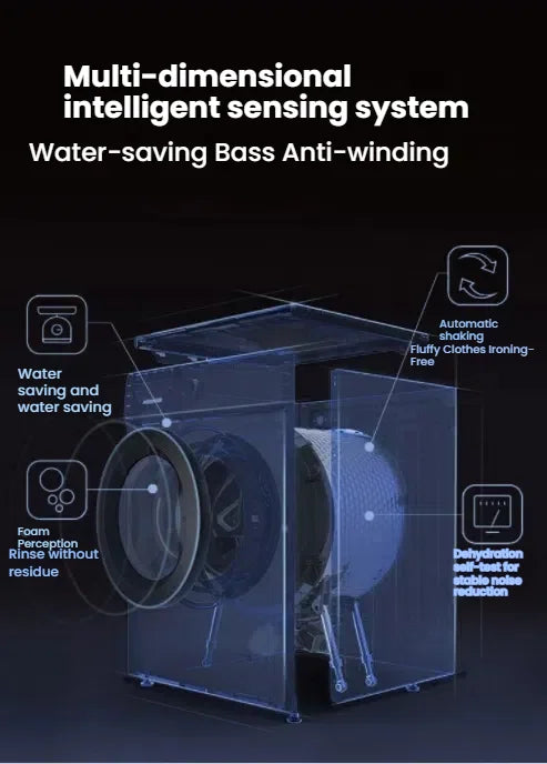Home Washing Machine, High-quality, Multifunctional Washing Machine, Drum, Fully Automatic Washing Machine, Home, Hotel