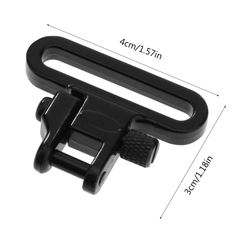 2 Point Sling Sling Mounting with 3 Sling Studs and Nut for Hunting, Sling Mounting Kits