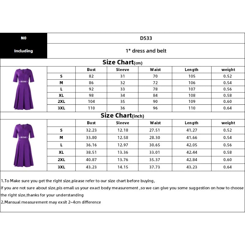 Women's Clothing 2025 Autumn Fashion Elegant Temperament Solid Color Five-quarter Sleeve African Dress
