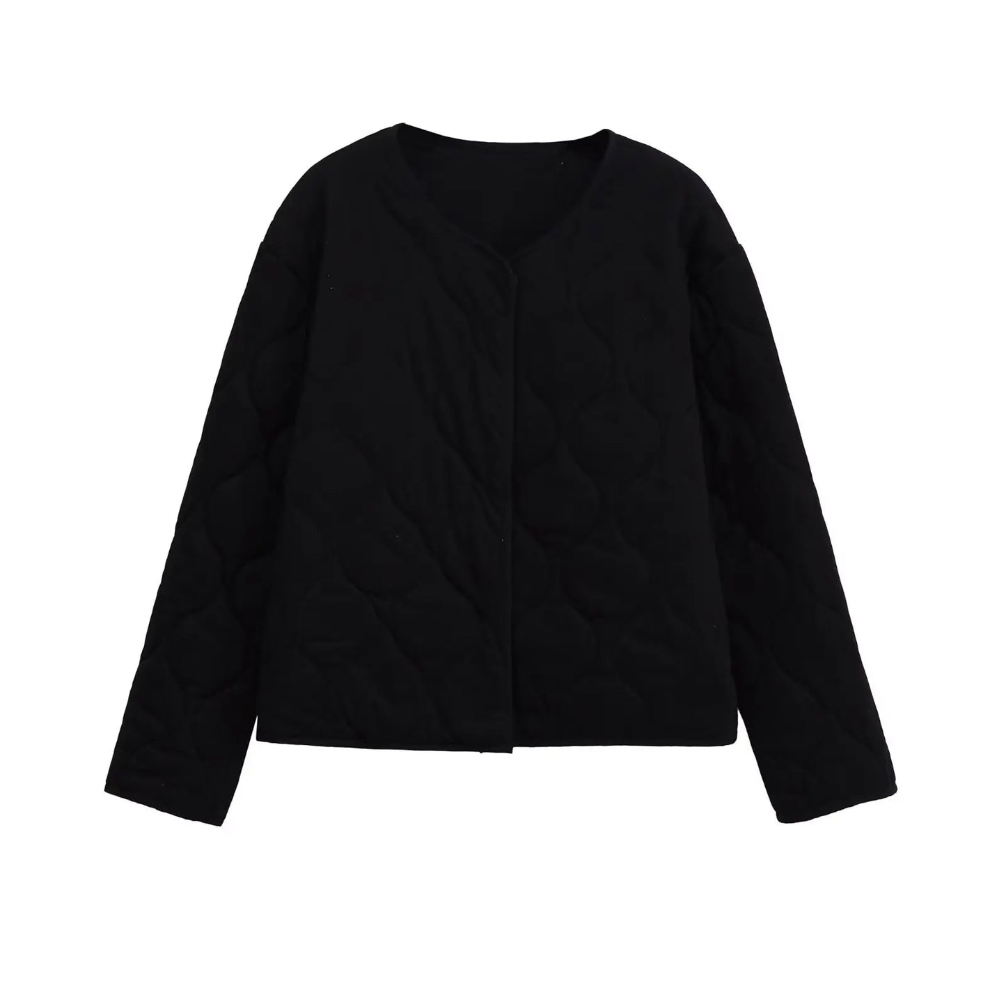 Women's clothing 2025 autumn new products European and American Korean fashion casual loose cotton jacket classic versatile