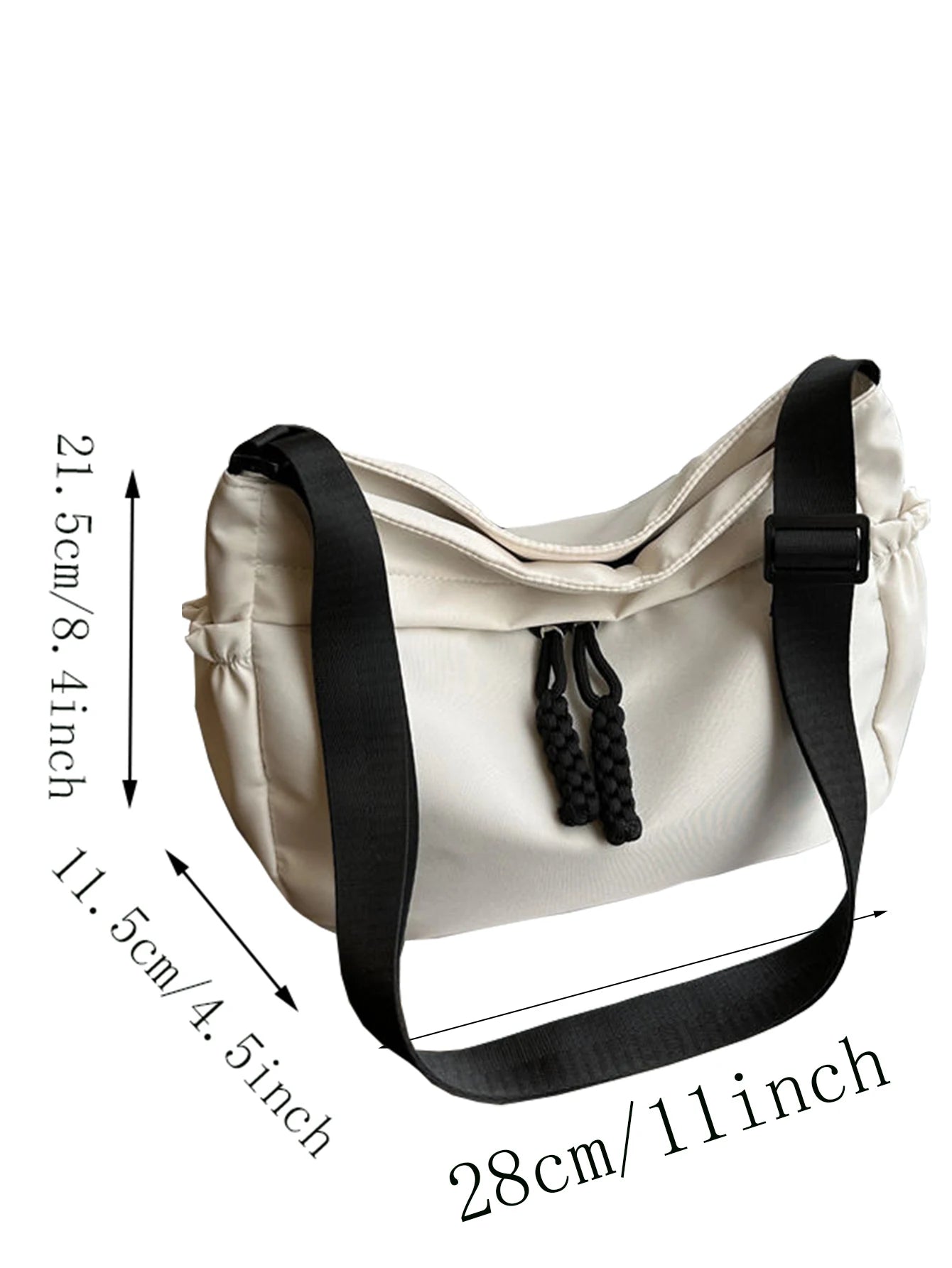 Women's handbag is suitable for daily outings, travel and photography. It has two color shoulder straps and adjustable design.