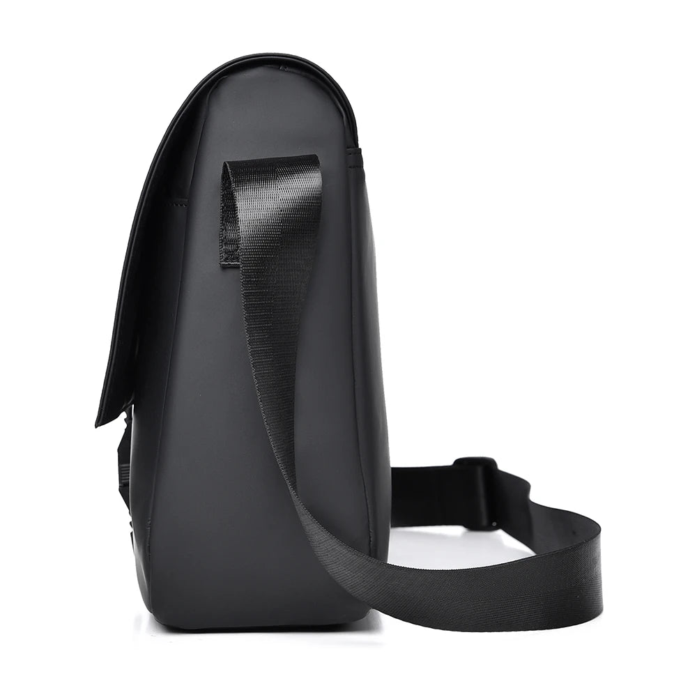 New Men's Bag - Simple Water-Resistant Casual Messenger Bag For Commuting Single Shoulder Crossbody Bag