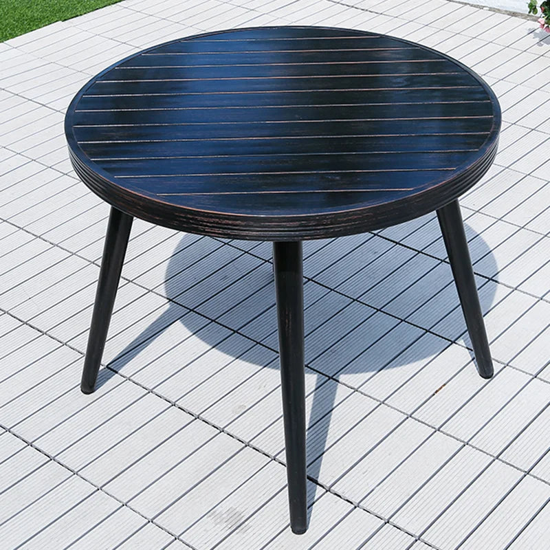 Aluminum Dining Table Outdoor Garden Living Furniture Aluminum Alloy Table Top for Patio Kitchen Small Apartment