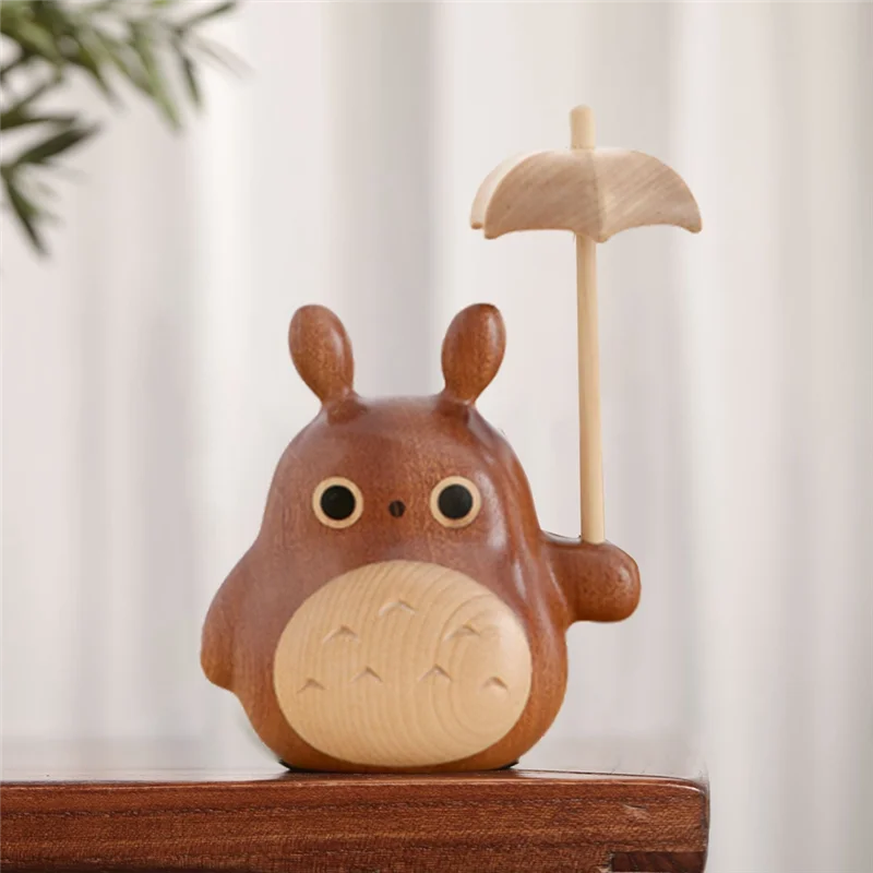 KYCOR-Decorations Cute Home Desktop Decorations Solid Wood Stitching Ornaments