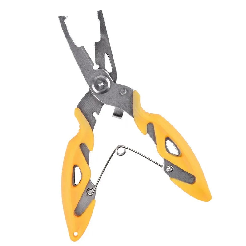 Fishing Pliers Tools Accessories for Goods Tackle Pliers Vise Knitting Flies Scissors Braid Set Fish Tongs Multifunction