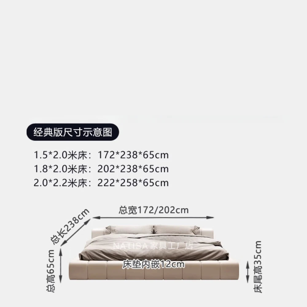 Reading Modern Bed Room Aesthetic Girls Upholstery Sleeping Bed 180x200 Home Luxury Hotel Camas De Dormitorio Home Accessories
