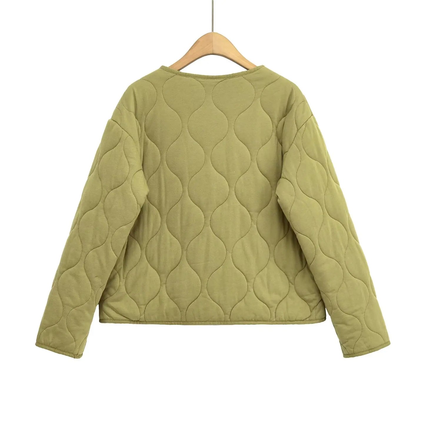 Women's clothing 2025 autumn new products European and American Korean fashion casual loose cotton jacket classic versatile
