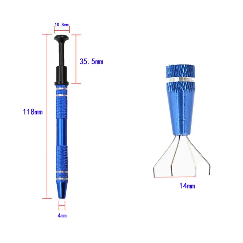 Fishing Bait Gripper Rigging Bait Needle Boilies Drill Stringer Pellet Splicing Puller Four-Claw Grabber Fishing Accessories