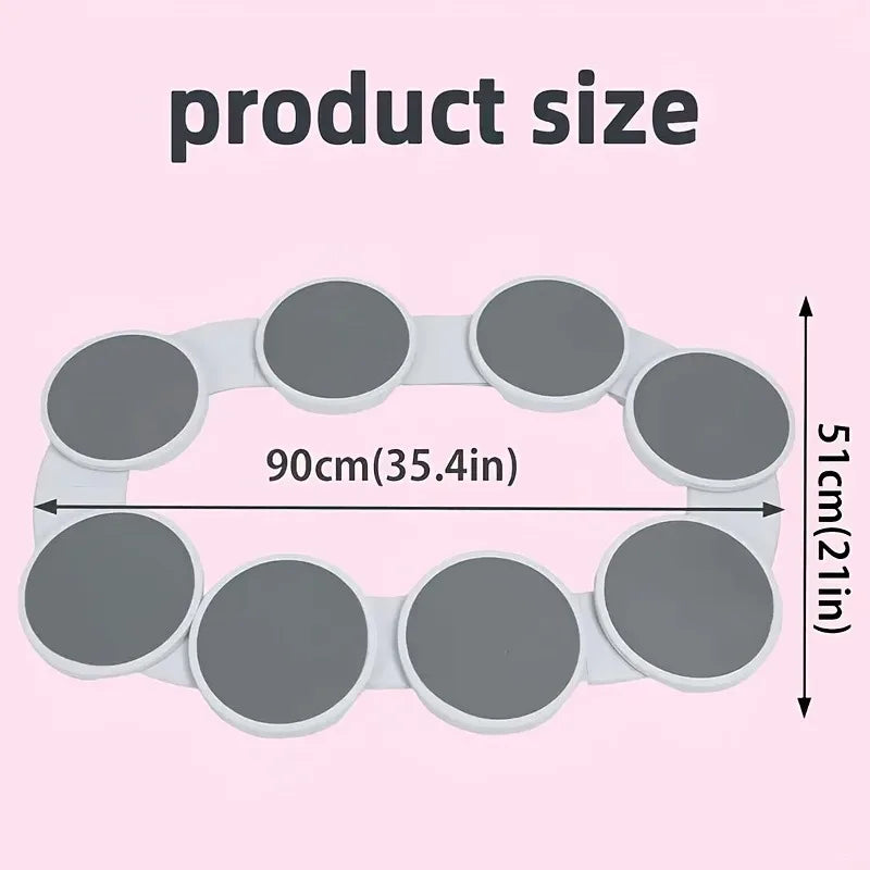 Dining Table Rotating Food Tray Hot Pot Ingredients Storage Plates Foldable Family Party Snack Pallet Housewear & Furnishings