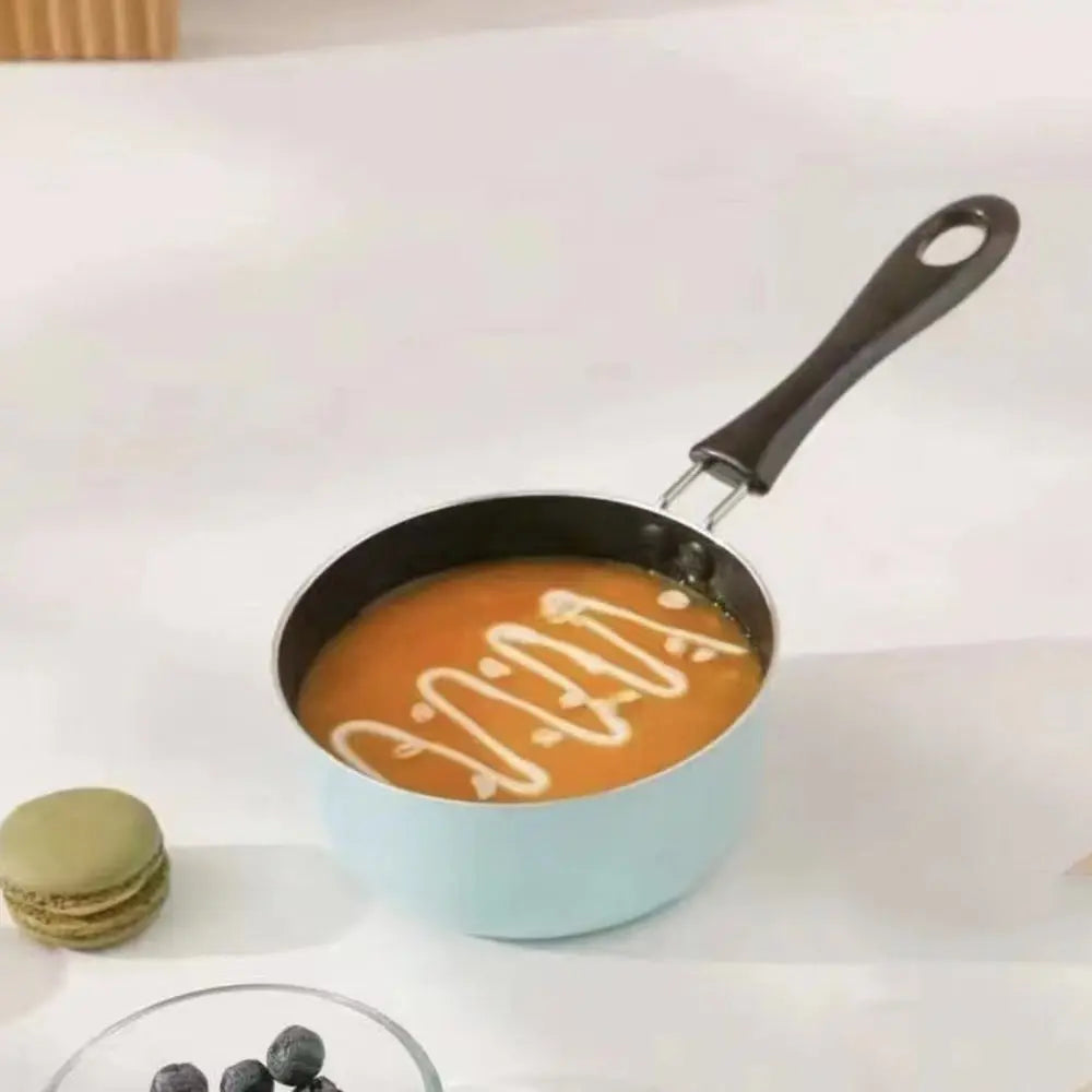 Kitchen Toy Non Stick Milk Pan Small Capacity Mini Saucepan Deepened Frying Pan Induction
