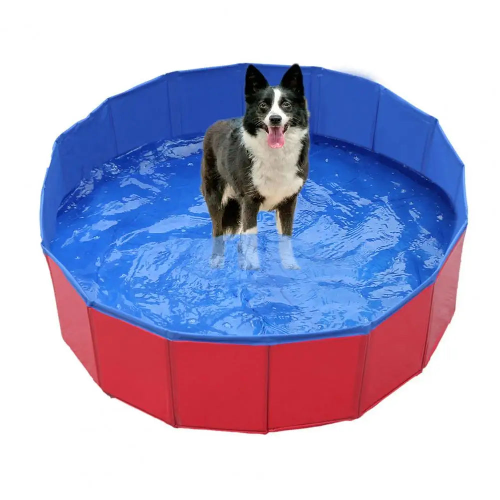 Pet Bath Tub,Interactive Cat Bath Pool Pet Water Playing Swimming Tub,Collapsible Portable Cat Bathtub,Dog Supplies