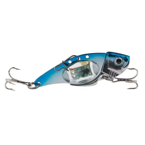 Electronic Fishing Lamp Bait Tackle LED Light Fishing Lure Treble HookFish Lure Light Flashing Lamp(red,blue)
