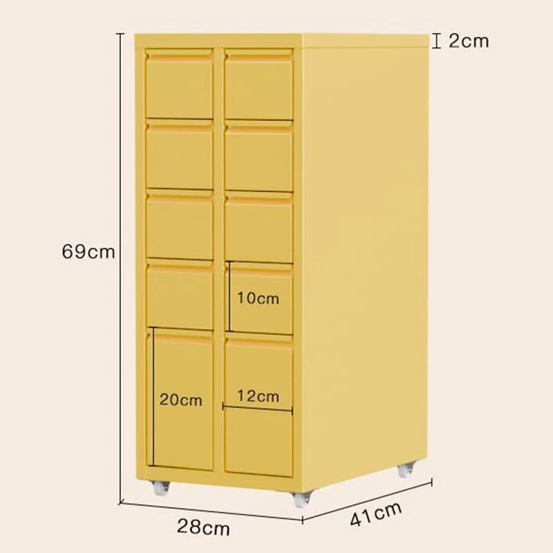 Luxury Living Room Cabinets Metal Storage Cabinet Entrance Hall Drawers Storage Locker Modern Home Aesthetic Bedroom Cabinets