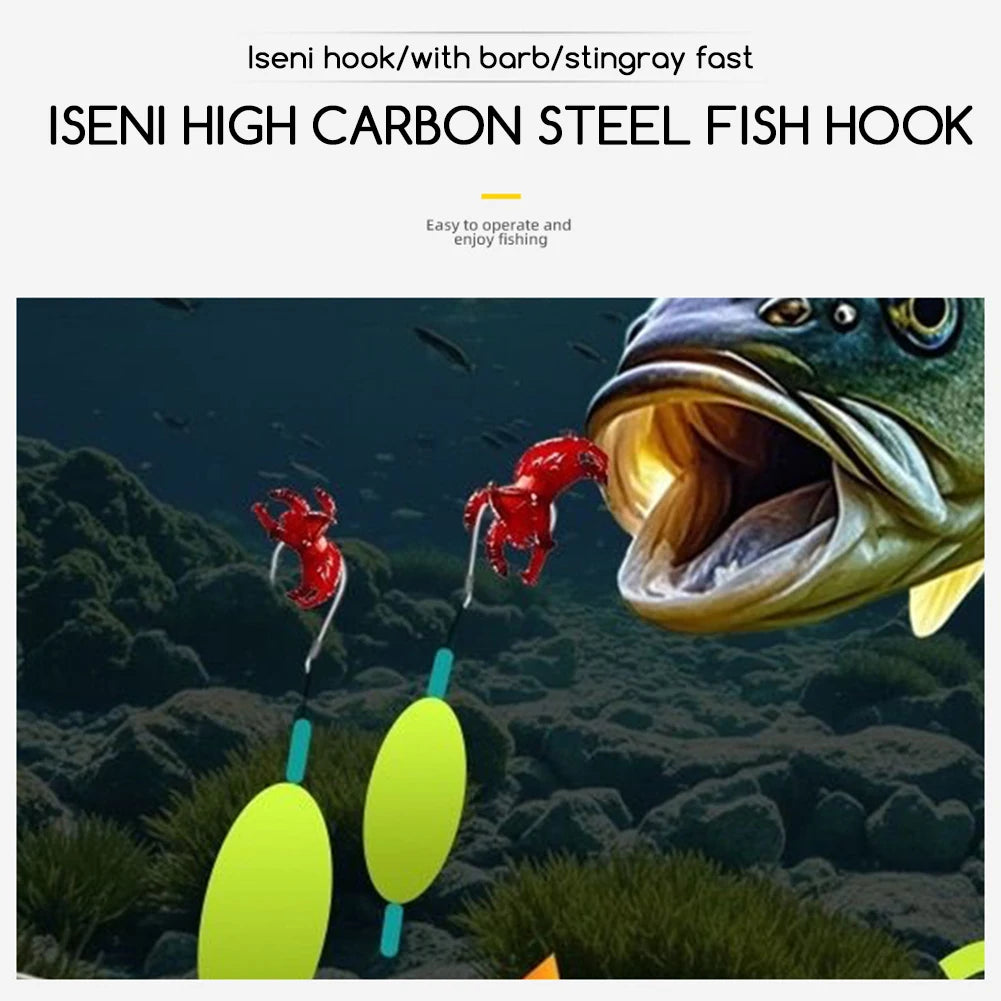 Surfs Fishing Fishhook Pompano Rig with Floats Versatile Fishing Equipments for Saltwater Freshwter Fishing for Fishing Lovers