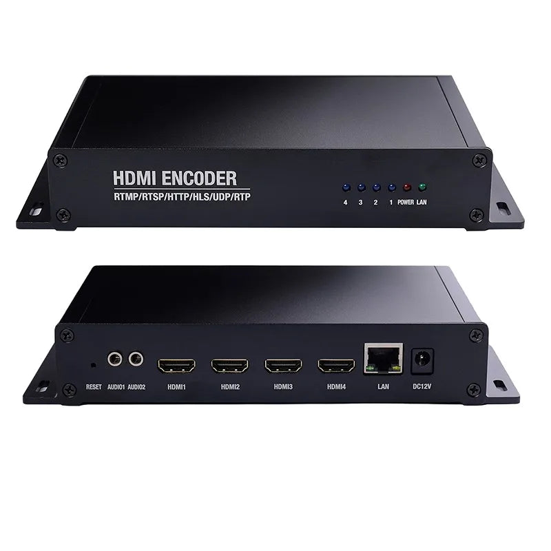 4 Channel Hdmi Encoder 4k Iptv Catv Hdtv Video Encoder H265/h264 Hdmi To Ip (http/rtmp/udp/rtsp) Hevc Tv Front-end Equipment