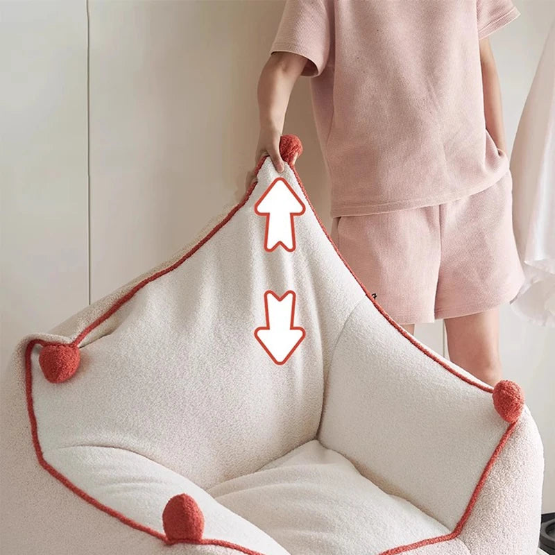 Comfortable Western Living Room Sofa Luxury Designer White Modern Living Room Sofa Boneless Lazy Canapé Salon Furniture For Home
