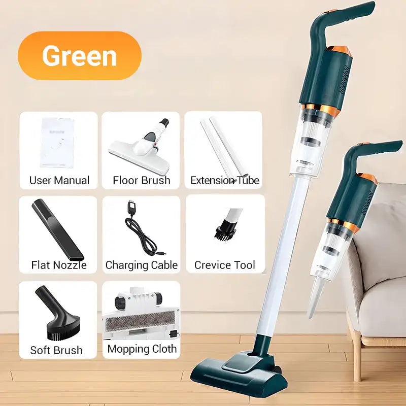 Multipurpose Cordless Vacuum Cleaner ForHousehold&Car High-Power Rechargeable Cleaning Machine Dry Wet Dual-use Portable Sweeper