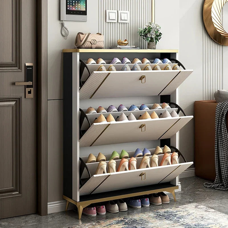 Living Room Storage Shoe Rack Cabinets Shoes Organization Home Shoe-shelf Cabinet Organizers Tote Bag Armoires De Salon Rack