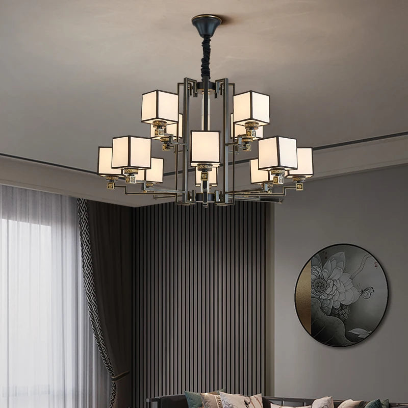 Living Room Light New Dining Room Light Bedroom Light Retro Home Lighting Fixtures Ceiling Chandelier Led Light Decoration Home