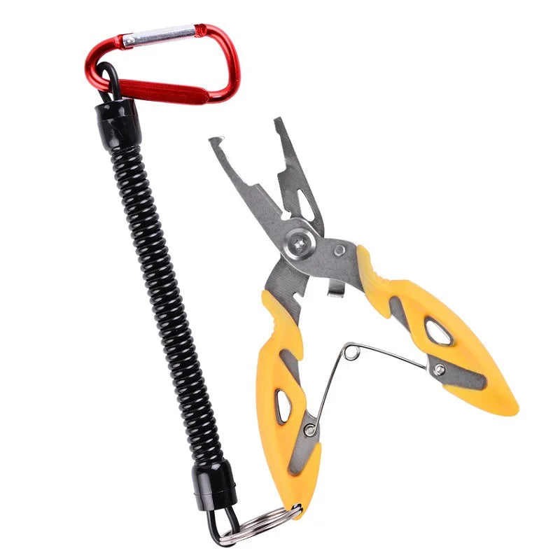 Fishing Pliers Tools Accessories for Goods Tackle Pliers Vise Knitting Flies Scissors Braid Set Fish Tongs Multifunction