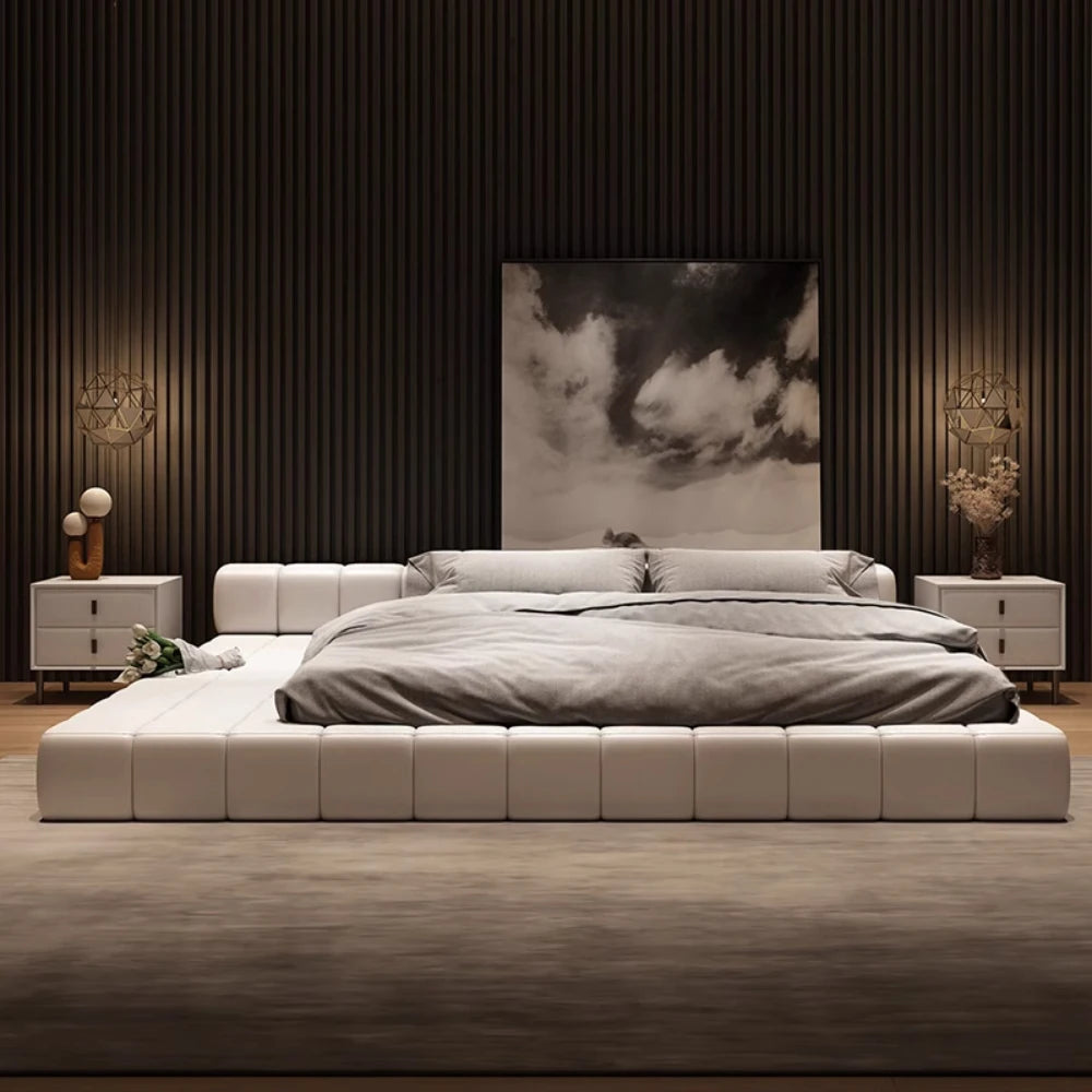 Reading Modern Bed Room Aesthetic Girls Upholstery Sleeping Bed 180x200 Home Luxury Hotel Camas De Dormitorio Home Accessories
