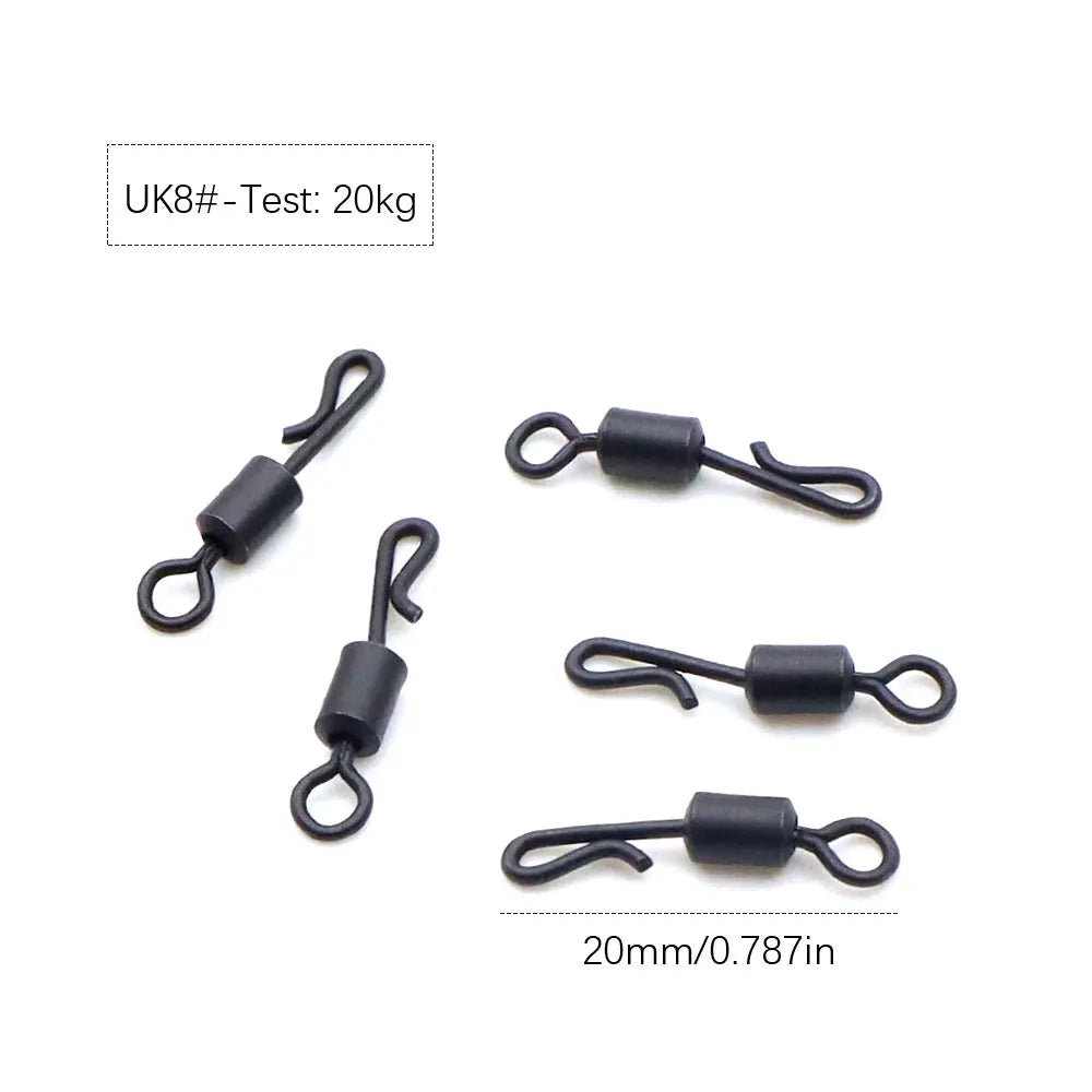5 Set Helicopter Rig Fishing Accessories Method Feeder Hook Boilie Fishing Swivels Lead Clip Anti Sleeve For Fishing Tackle