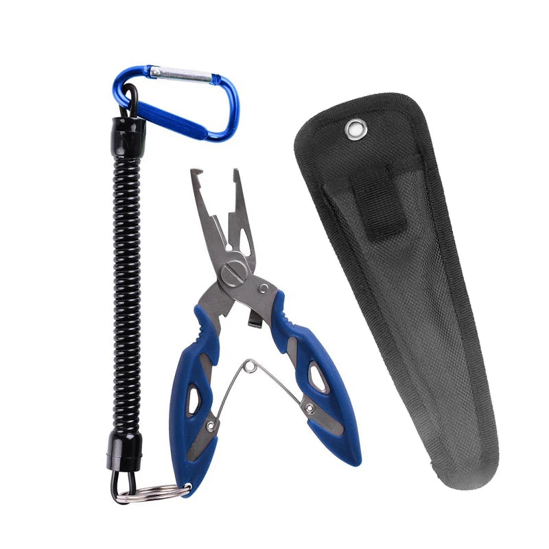 Fishing Pliers Tools Accessories for Goods Tackle Pliers Vise Knitting Flies Scissors Braid Set Fish Tongs Multifunction