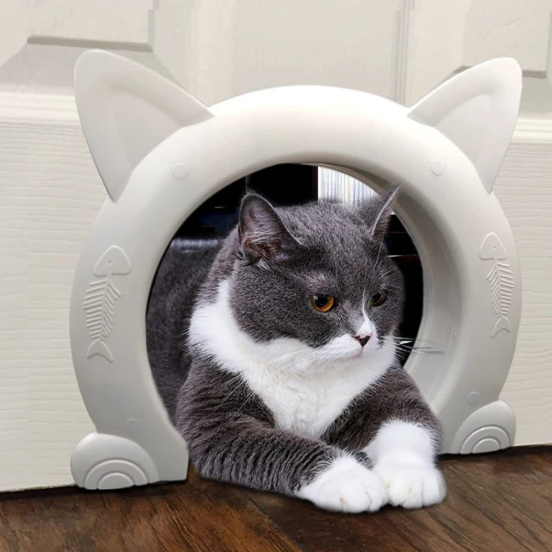 Dog Hole Access Direction Controllable Toy For Pet Training Dog Cats Kitten ABS Plastic Small Pet Gate Door Kit Cat Dog Cat Door