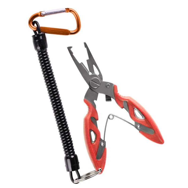 Fishing Pliers Tools Accessories for Goods Tackle Pliers Vise Knitting Flies Scissors Braid Set Fish Tongs Multifunction