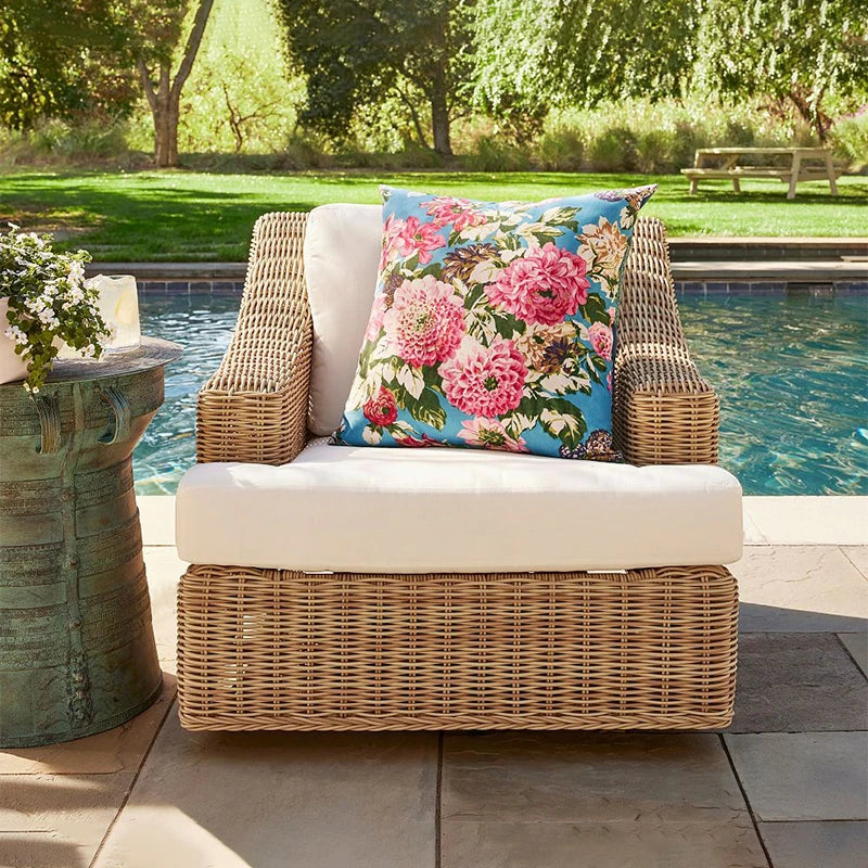 Garden Rattan Sofa Set Outdoor Furniture Lounge Chaise And Loveseat Set Wicker Rattan Outdoor Sofa Set Patio Weaving Furniture