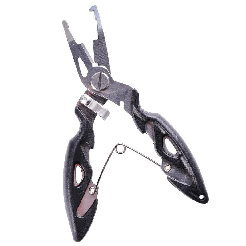 Fishing Pliers Tools Accessories for Goods Tackle Pliers Vise Knitting Flies Scissors Braid Set Fish Tongs Multifunction